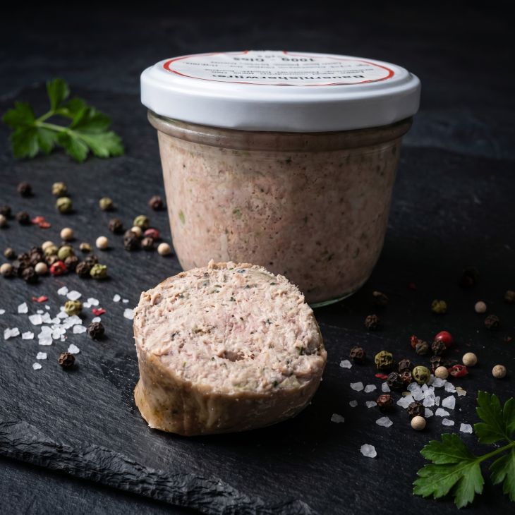 Bauernleberwurst im Glas