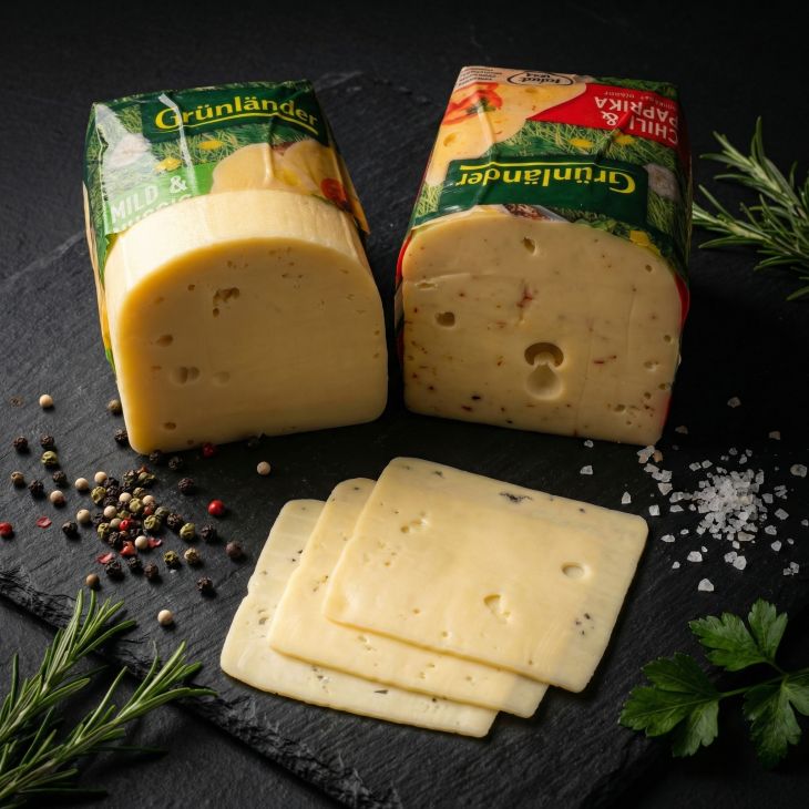 Gr&uuml;nl&auml;nder, verschiedene Sorten