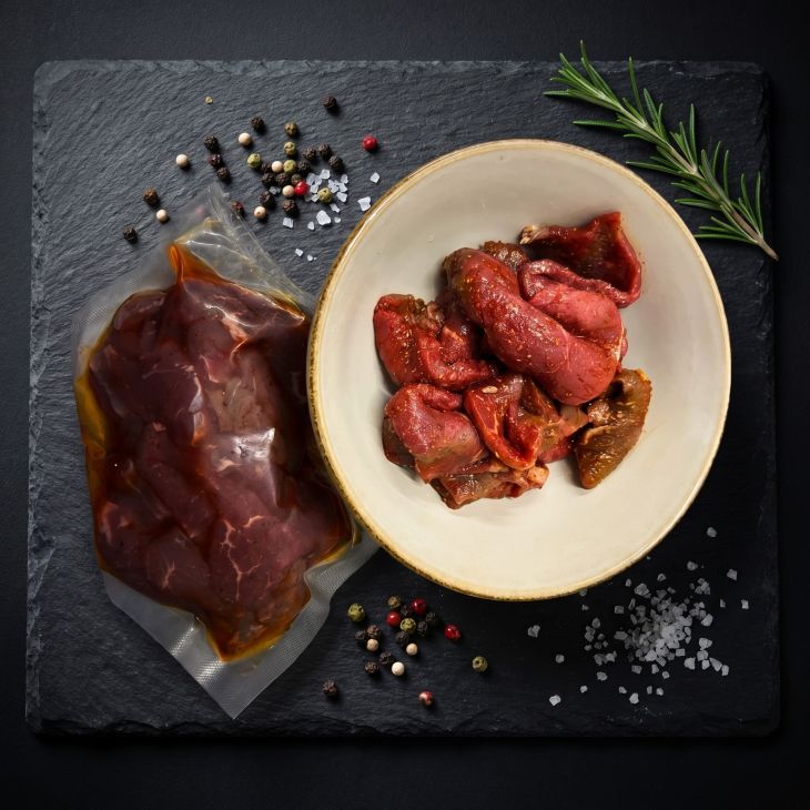 Ochsenfetzerl mariniert