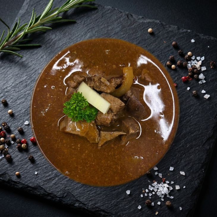 Saure Leber  im Glas