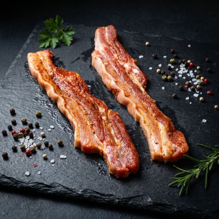 Schweinebauch gewürzt
