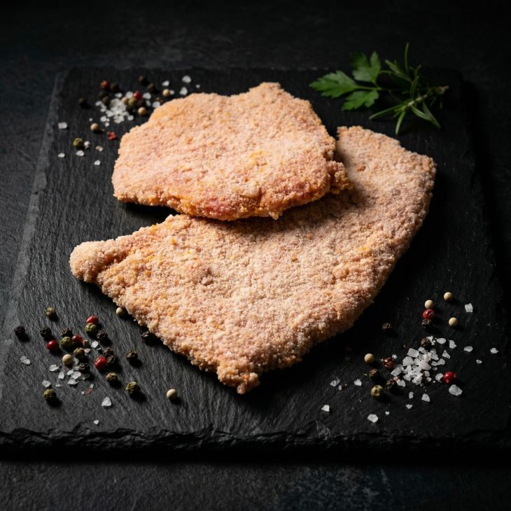 Schweineschnitzel paniert