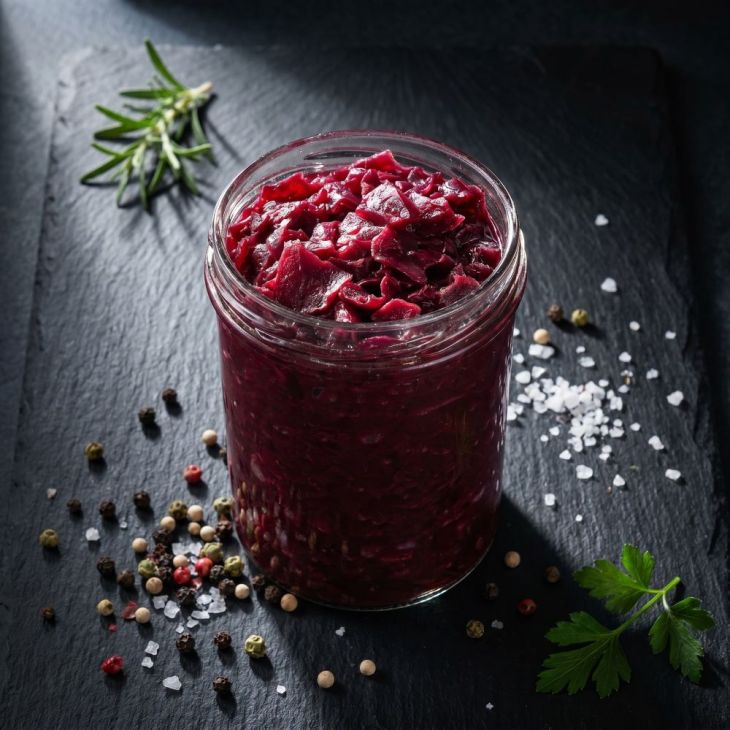Blaukraut im Glas